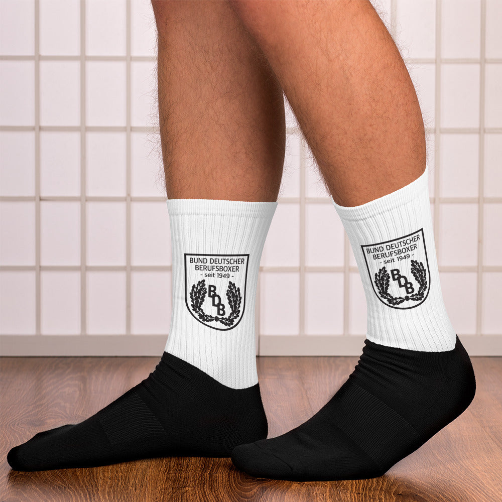 Socken mit schwarzem BDB-Wappen für Herren