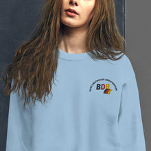 Lade das Bild in den Galerie-Viewer, Sweatshirt mit gesticktem BDB-Logo für Damen