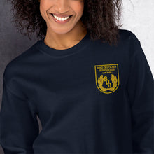 Lade das Bild in den Galerie-Viewer, Sweatshirt mit gesticktem BDB-Wappen für Damen