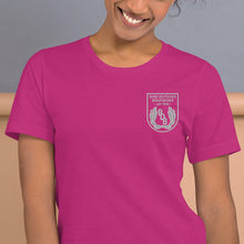 Lade das Bild in den Galerie-Viewer, T-Shirt mit gesticktem BDB-Wappen für Damen