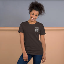 Lade das Bild in den Galerie-Viewer, T-Shirt mit gesticktem BDB-Wappen für Damen