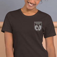 Lade das Bild in den Galerie-Viewer, T-Shirt mit gesticktem BDB-Wappen für Damen