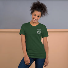 Lade das Bild in den Galerie-Viewer, T-Shirt mit gesticktem BDB-Wappen für Damen