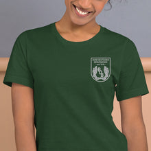 Lade das Bild in den Galerie-Viewer, T-Shirt mit gesticktem BDB-Wappen für Damen