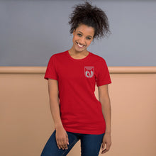 Lade das Bild in den Galerie-Viewer, T-Shirt mit gesticktem BDB-Wappen für Damen