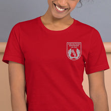 Lade das Bild in den Galerie-Viewer, T-Shirt mit gesticktem BDB-Wappen für Damen