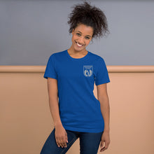 Lade das Bild in den Galerie-Viewer, T-Shirt mit gesticktem BDB-Wappen für Damen