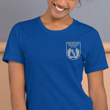 Lade das Bild in den Galerie-Viewer, T-Shirt mit gesticktem BDB-Wappen für Damen