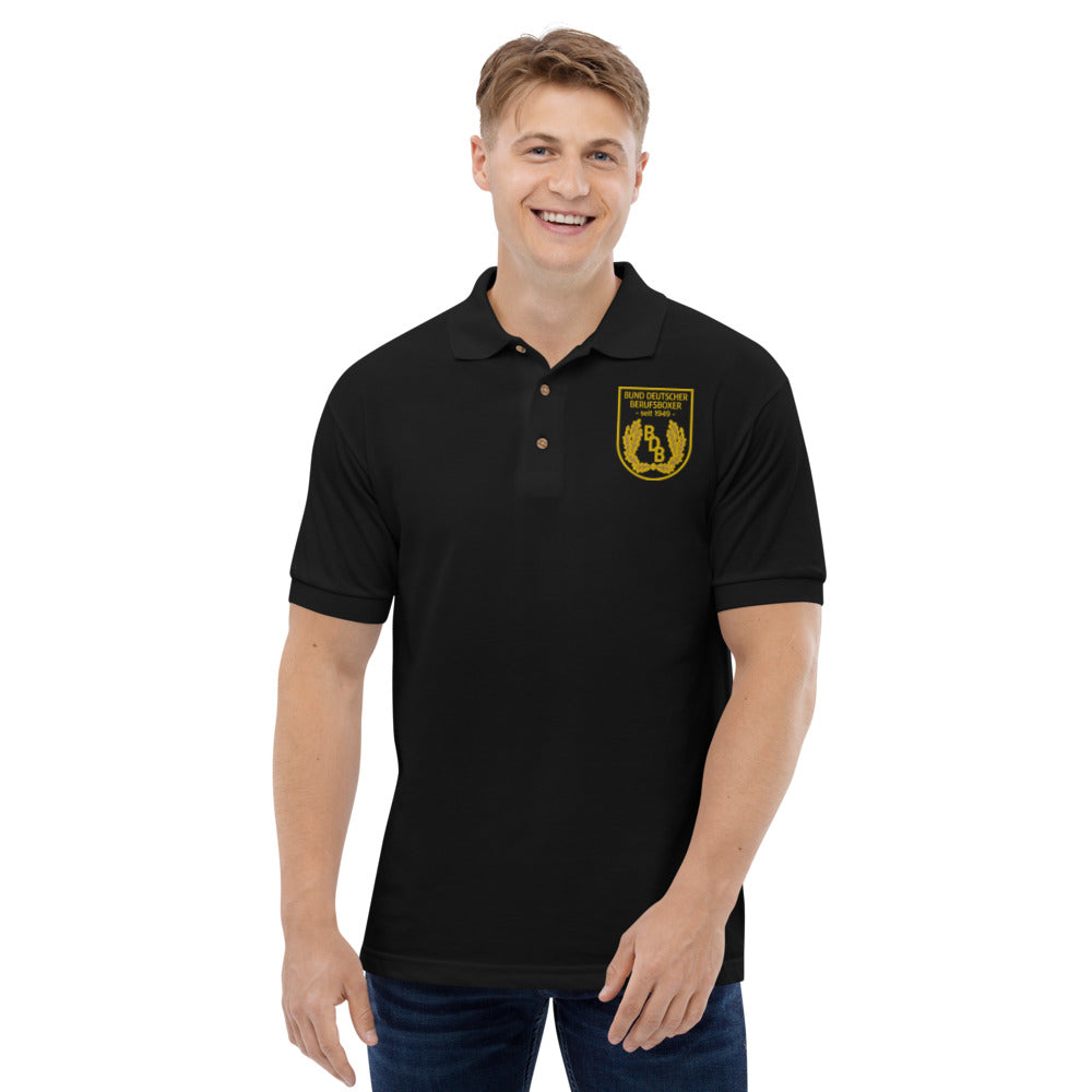 Polo-Shirt mit gesticktem BDB-Wappen für Herren