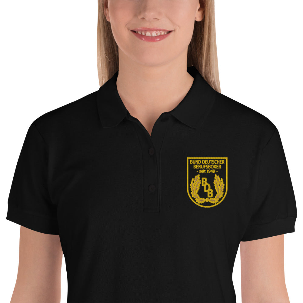 Polo-Shirt mit gesticktem BDB-Wappen für Damen